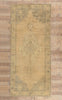 5 x 11 - Tan Vintage Turkish Oushak Rug - 50274