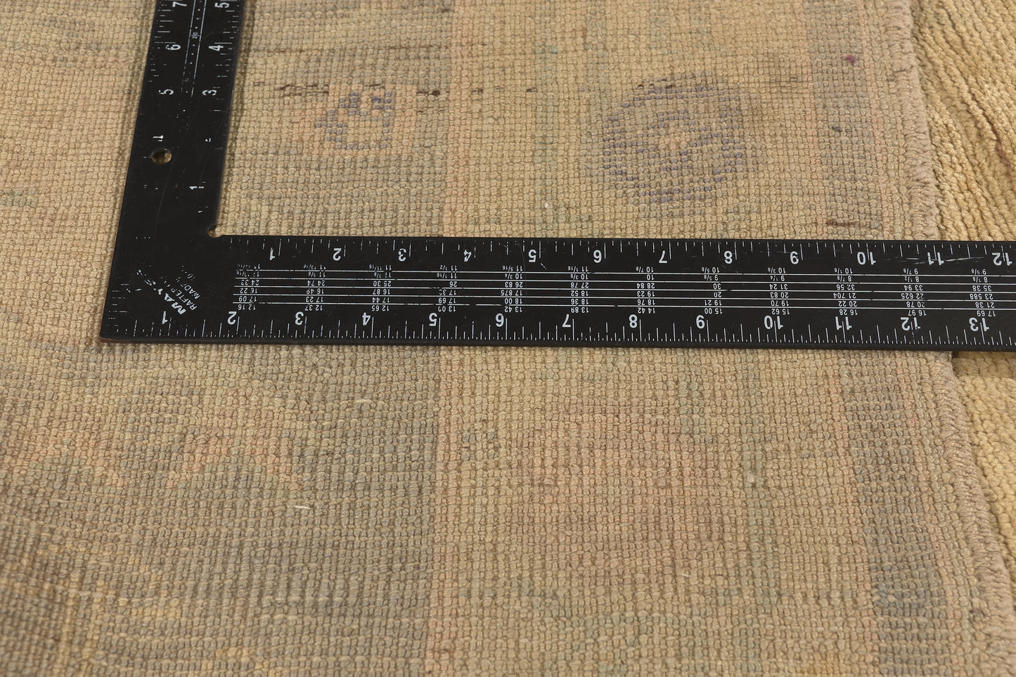 5 x 11 - Tan Vintage Turkish Oushak Rug - 50274