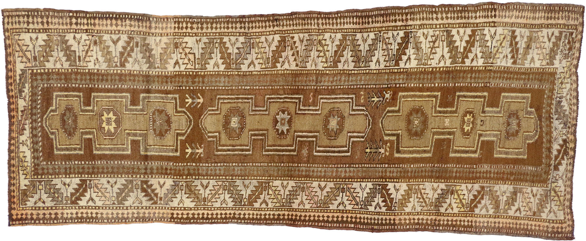 4 x 10 Antique Oushak Rug 50282