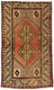 4 x 6 - Red Vintage Turkish Oushak Rug - 50289