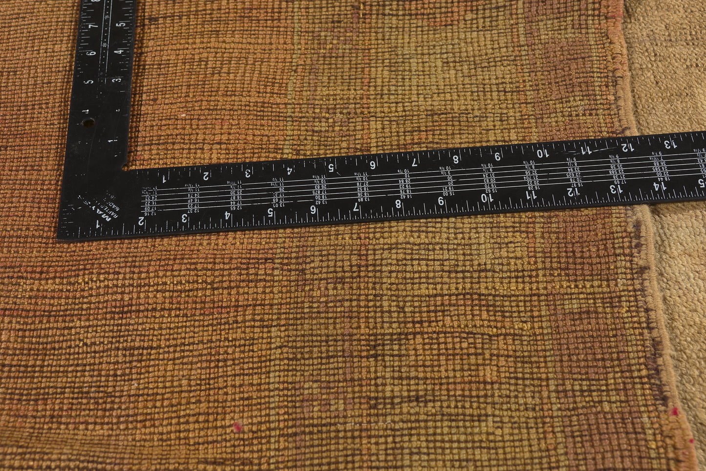 5 x 12 - Brown Vintage Turkish Oushak Rug - 50296