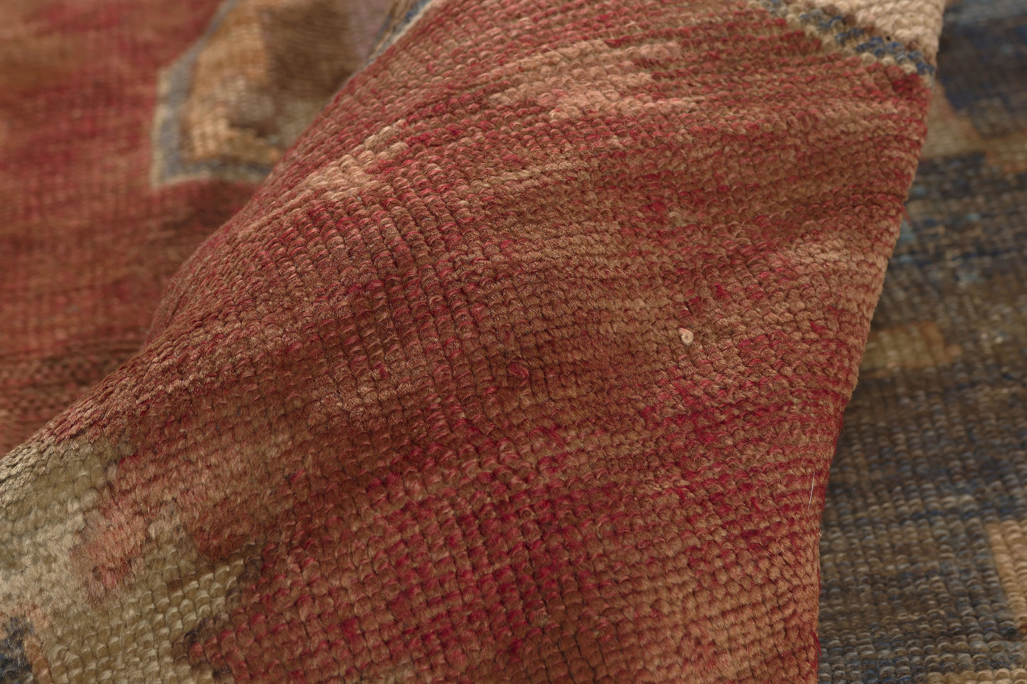 5 x 10 - Tan Vintage Turkish Oushak Rug - 50312