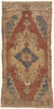 5 x 10 - Tan Vintage Turkish Oushak Rug - 50312