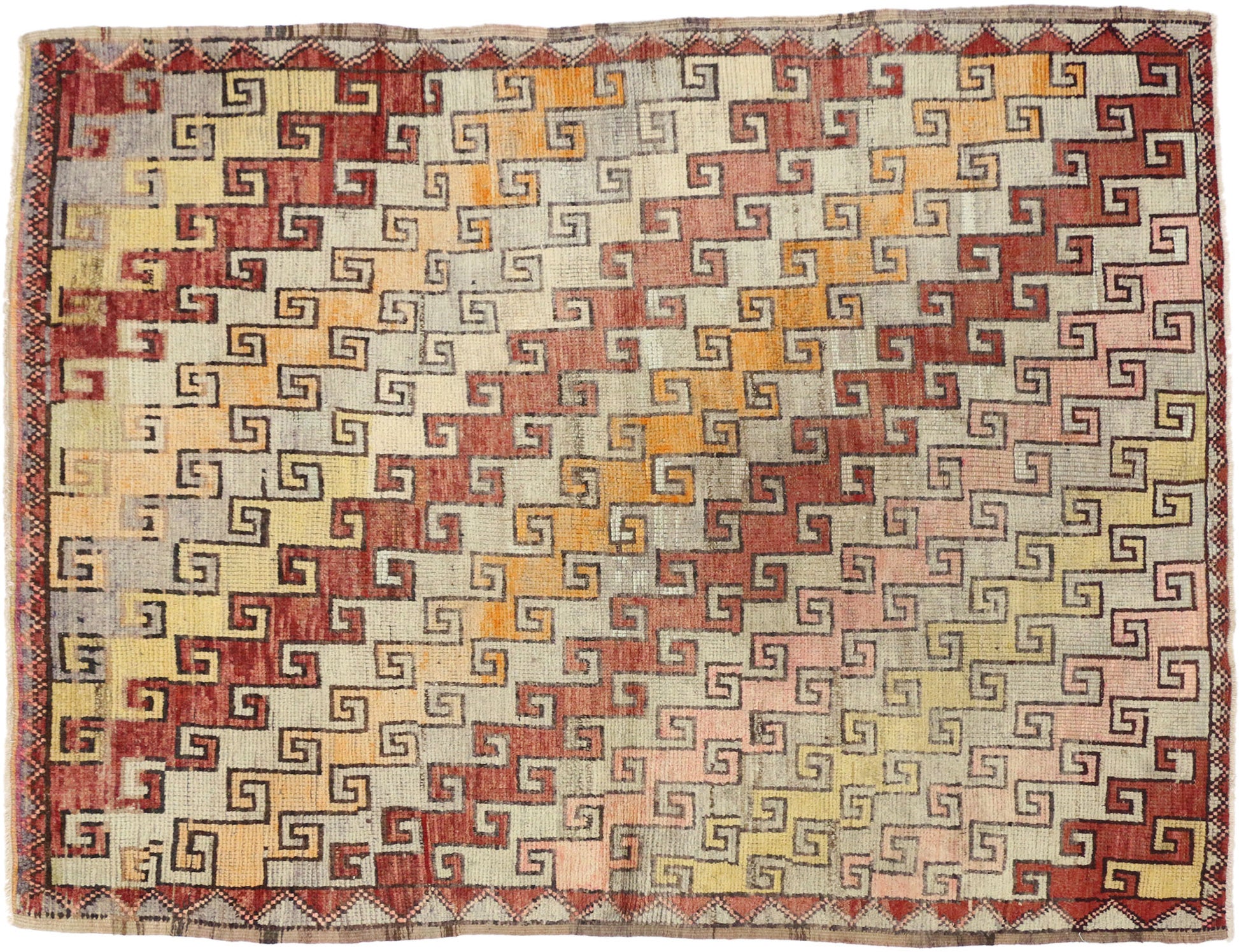 5 x 6 Antique Oushak Rug 50315
