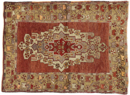 4 x 5 Antique Oushak Rug 50326