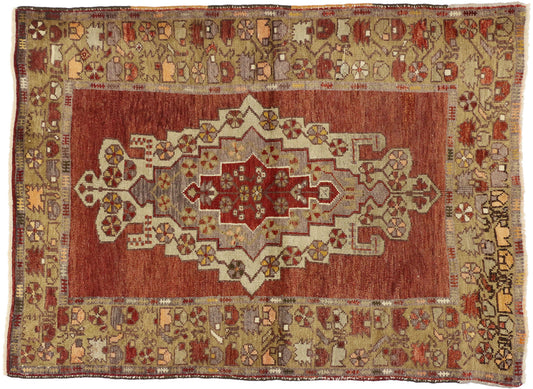4 x 5 Antique Oushak Rug 50326