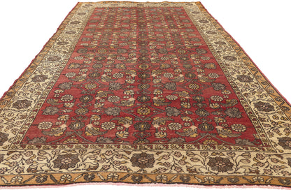 5 x 10 - Red Vintage Turkish Sivas Rug - 50410