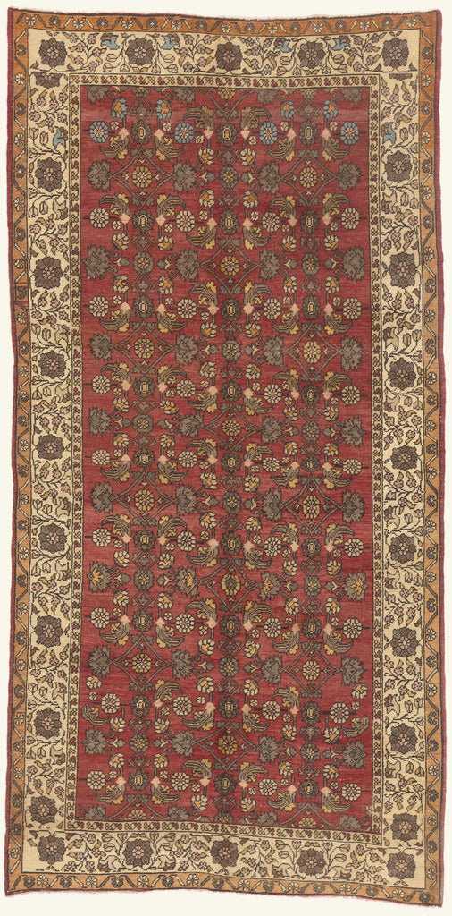5 x 10 - Red Vintage Turkish Sivas Rug - 50410