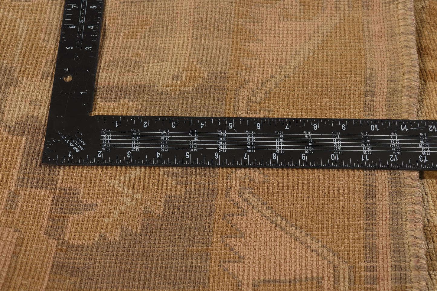5 x 12 - Brown Vintage Turkish Oushak Rug - 50439