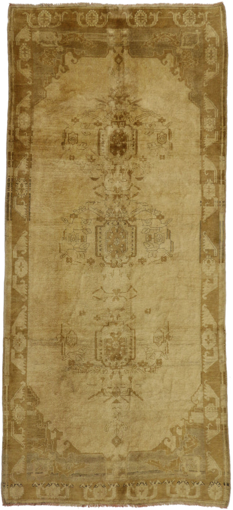 5 x 12 Vintage Turkish Oushak Rug 50439