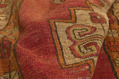 5 x 12 - Red Antique Turkish Oushak Rug - 50468