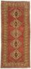 5 x 12 - Red Vintage Turkish Oushak Rug - 50468
