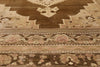 8 x 13 - Brown Vintage Turkish Oushak Rug - 50504