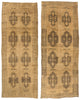 5 x 13 - Brown Vintage Turkish Oushak Rug - 50511
