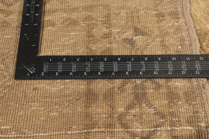 5 x 13 - Brown Vintage Turkish Oushak Rug - 50511