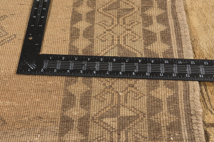 5 x 13 - Brown Vintage Turkish Oushak Rug - 50512
