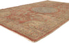 5 x 9 - Rust Vintage Turkish Oushak Rug - 50523