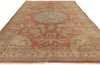 5 x 9 - Rust Vintage Turkish Oushak Rug - 50523