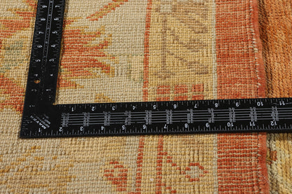 9 x 11 - Rust Turkish Oushak Rug - 50536
