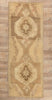5 x 13 - Brown Vintage Turkish Oushak Rug - 50581