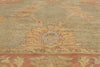 7 x 10 - Green Turkish Oushak Rug - 50594