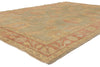 7 x 10 - Green Turkish Oushak Rug - 50594