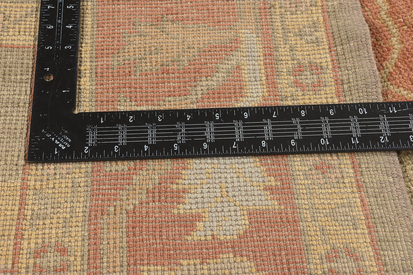 7 x 10 - Green Turkish Oushak Rug - 50594