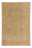 7 x 10 - Green Turkish Oushak Rug - 50594