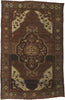 7 x 11 - Brown Vintage Turkish Kars Rug - 50748
