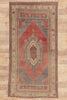 5 x 9 - Red Vintage Turkish Oushak Rug - 50758