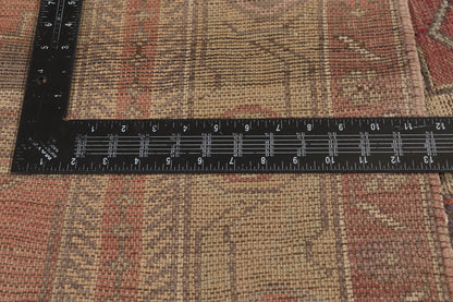 5 x 9 - Red Vintage Turkish Oushak Rug - 50758