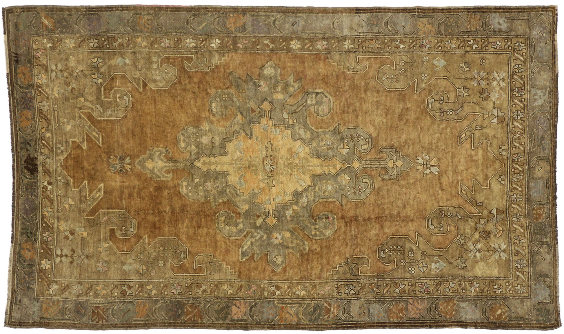6 x 9 Vintage Oushak Rug 50759