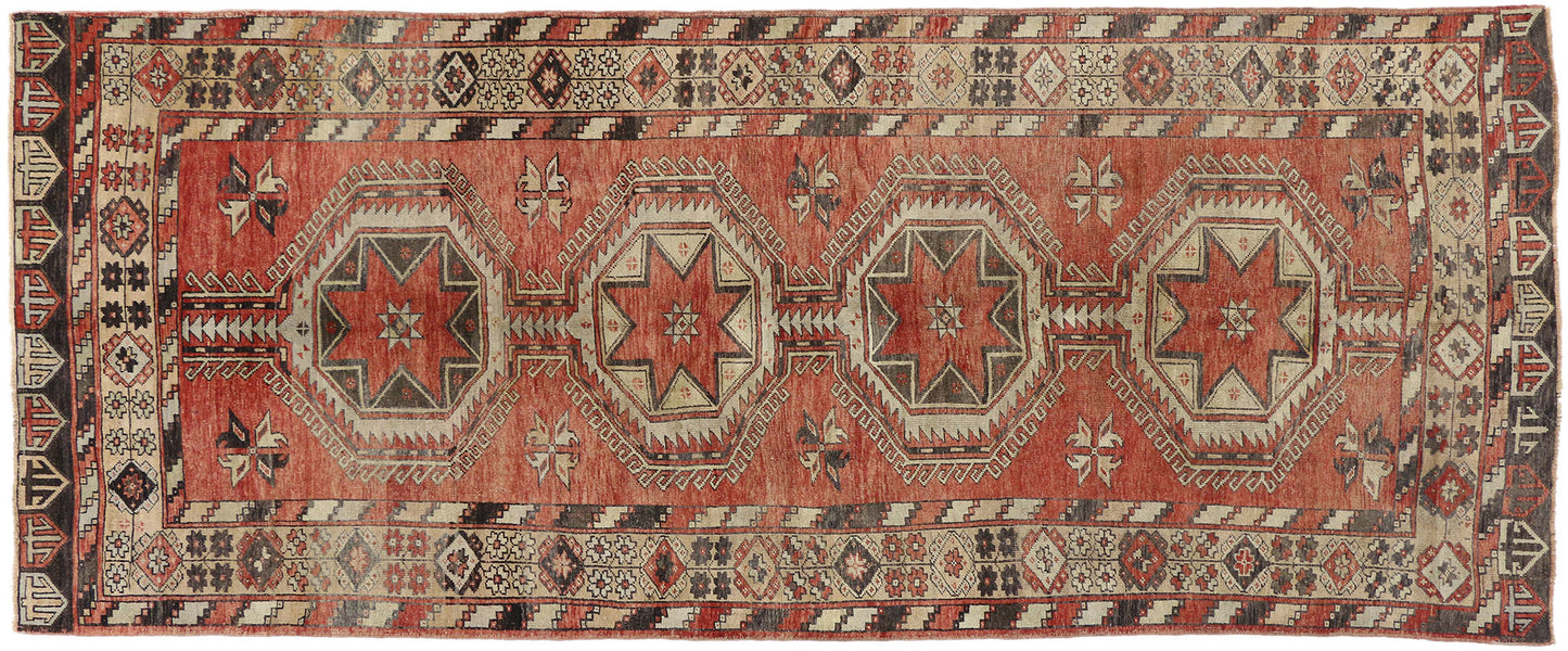 5 x 12 Vintage Turkish Oushak Rug 50766