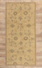 5 x 11 - Tan Vintage Turkish Oushak Rug - 50843