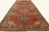 5 x 13 - Red Vintage Turkish Oushak Rug - 50844