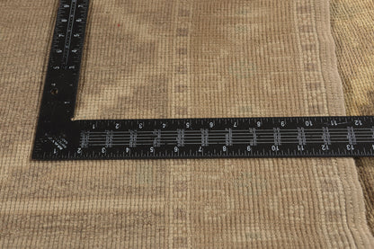 5 x 10 - Brown Vintage Turkish Oushak Rug - 50845