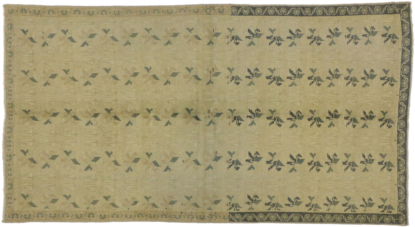 5 x 8 Vintage Oushak Rug 50848