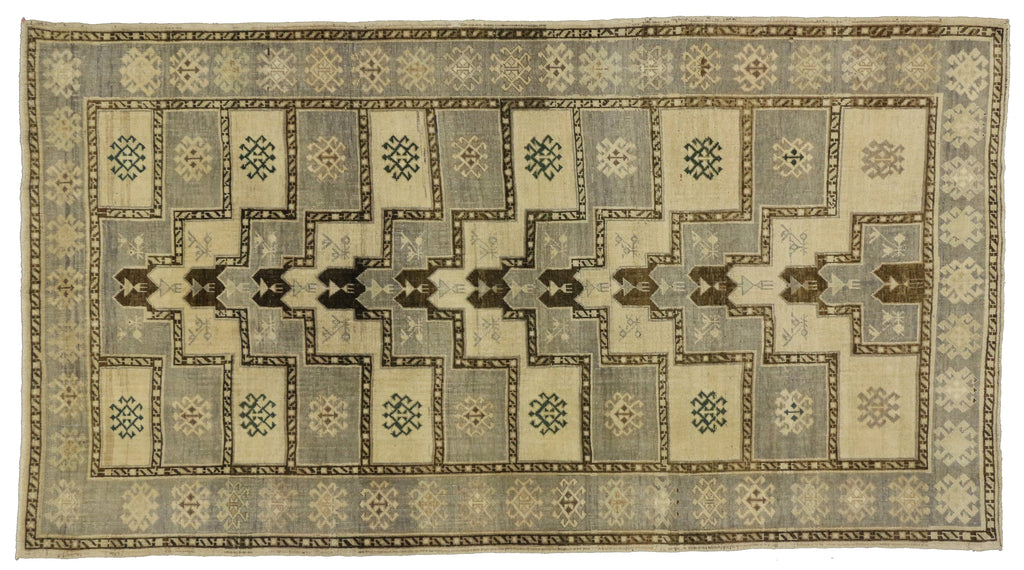 5 x 10 Vintage Oushak Rug 50849