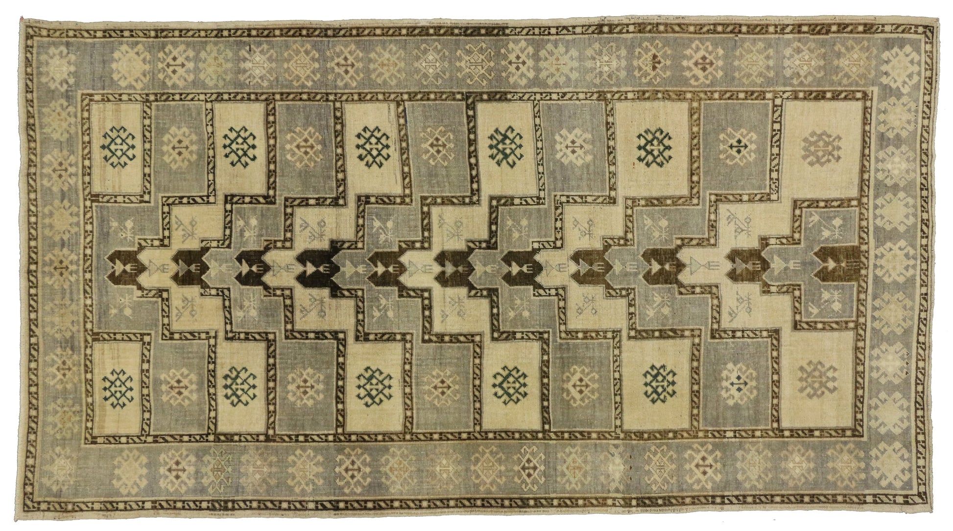 5 x 10 Vintage Oushak Rug 50849