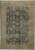 10 x 14 - Navy Blue Vintage Turkish Sivas Rug - 50877