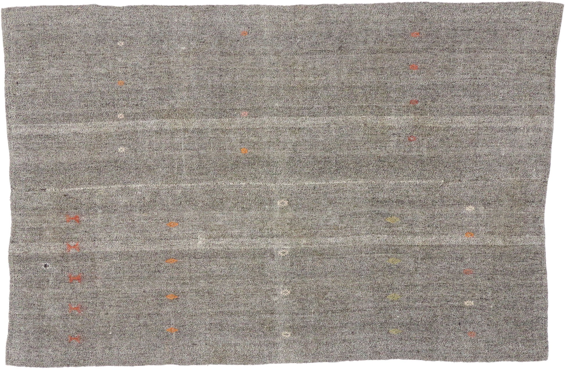 7 X 10 Vintage Turkish Kilim Rug 50880