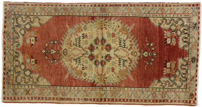 3 x 6 Vintage Turkish Oushak Rug 50911