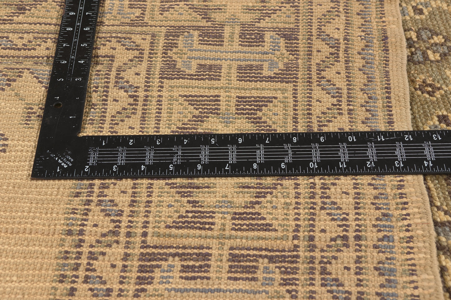 5 x 12 - Tan Vintage Turkish Oushak Rug - 50920