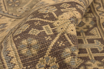 5 x 12 - Tan Vintage Turkish Oushak Rug - 50920