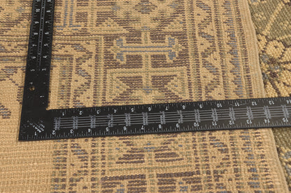 5 x 12 - Tan Vintage Turkish Oushak Rug - 50921