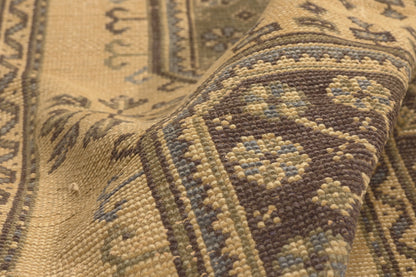 5 x 12 - Tan Vintage Turkish Oushak Rug - 50921