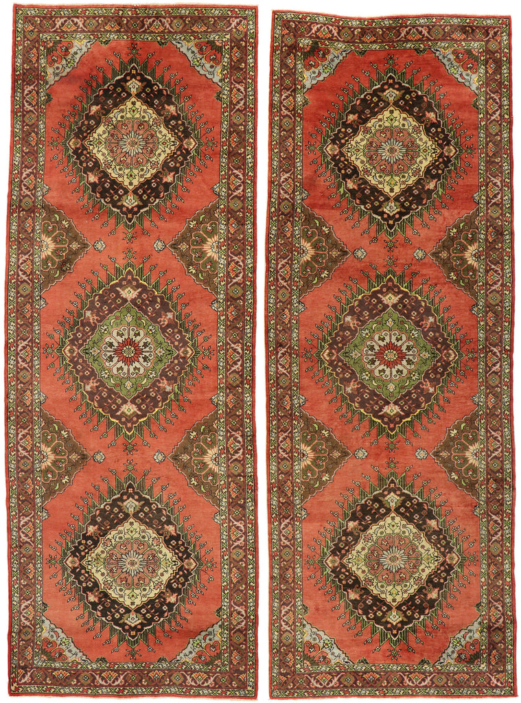 5 x 13 Vintage Turkish Oushak Rug 50985