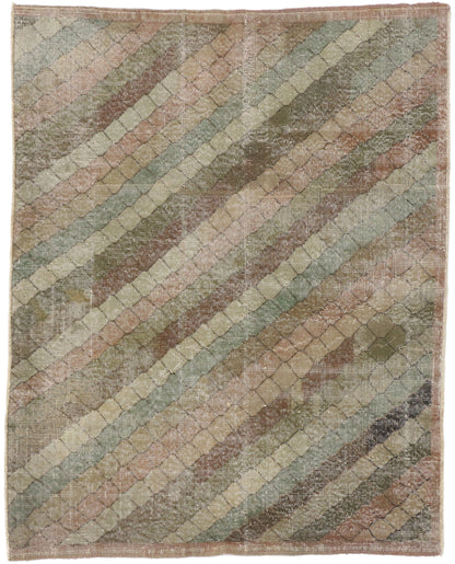 4 x 5 Zeki Muren Vintage Sivas Rug 51009
