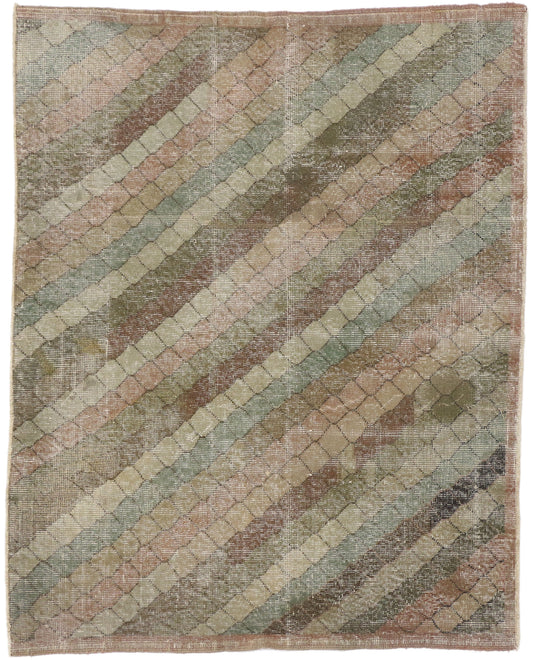 4 x 5 Zeki Muren Vintage Sivas Rug 51009