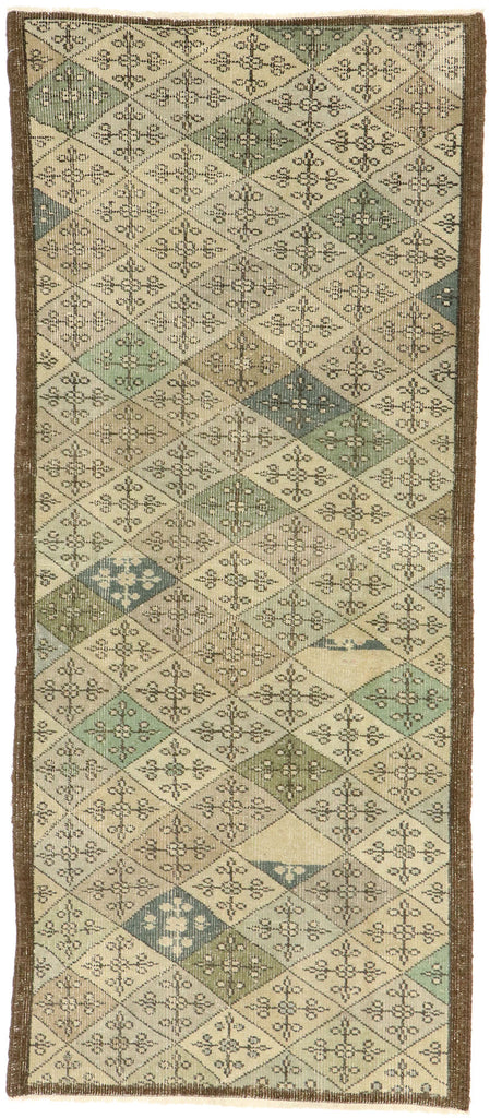 3 x 6 - Gray Vintage Turkish Sivas Rug - 51011